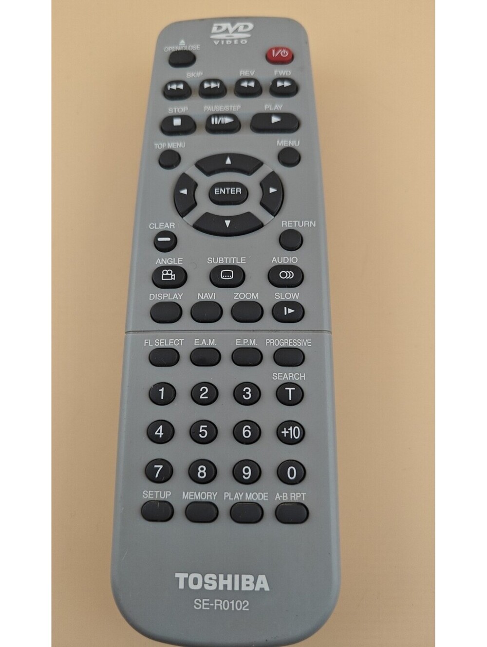 Toshiba SE-R0102 DVD Player Remote SDK730SU SD3950SC SD500 SDK730 SD3950S